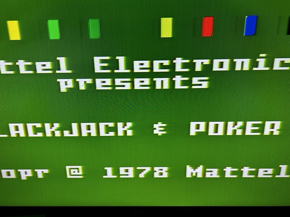 Intellivision Las Vegas Poker Blackjack CIB Cleaned & Tested Fully  5/20/26 #2