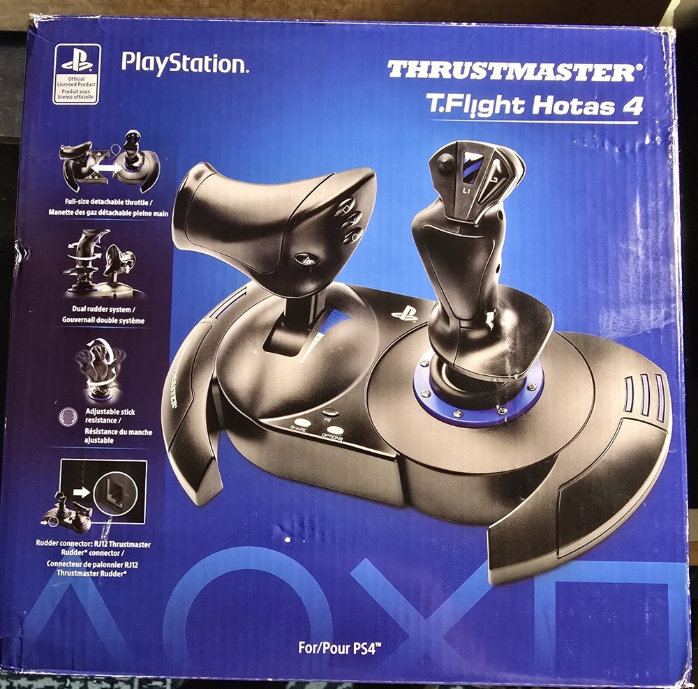 Thrustmaster T-flight Hotas 4 Joystick Yoke PS4 PlayStation 4 PC + Ace Combat 7-image