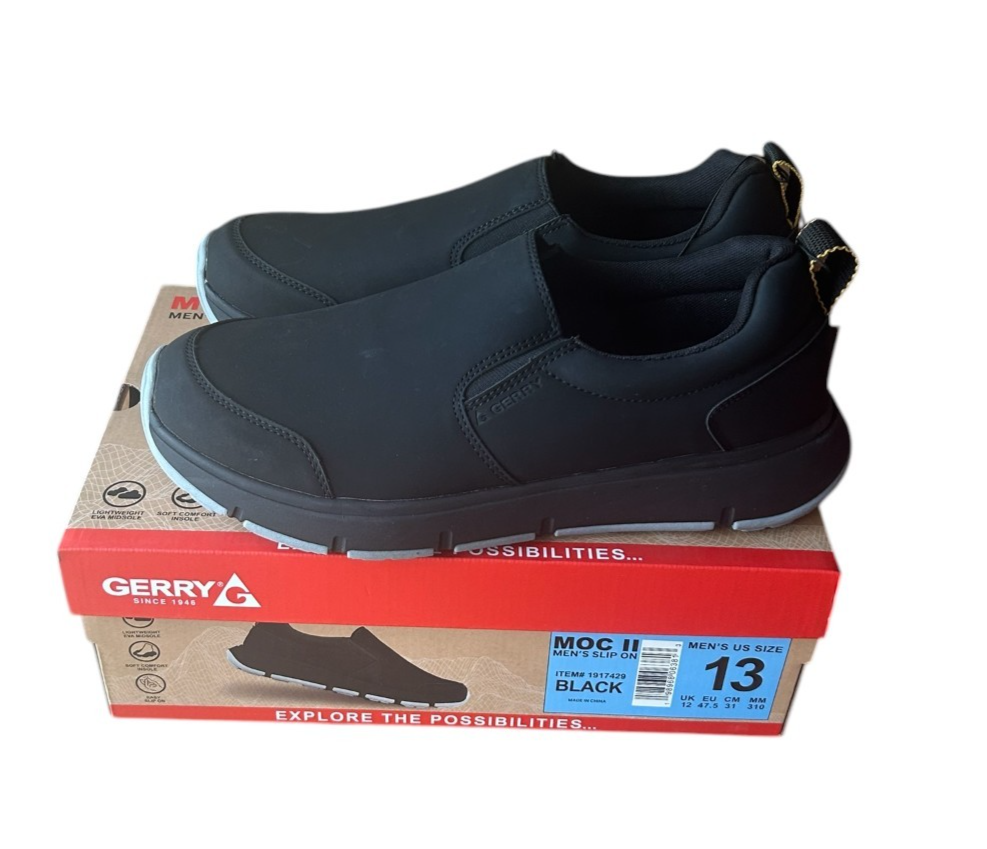 Gerry Men's Moc II Shoe Black Size 13