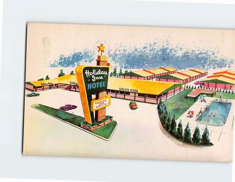 Postcard Holiday Inn Hotel Oklahoma City Oklahoma USA