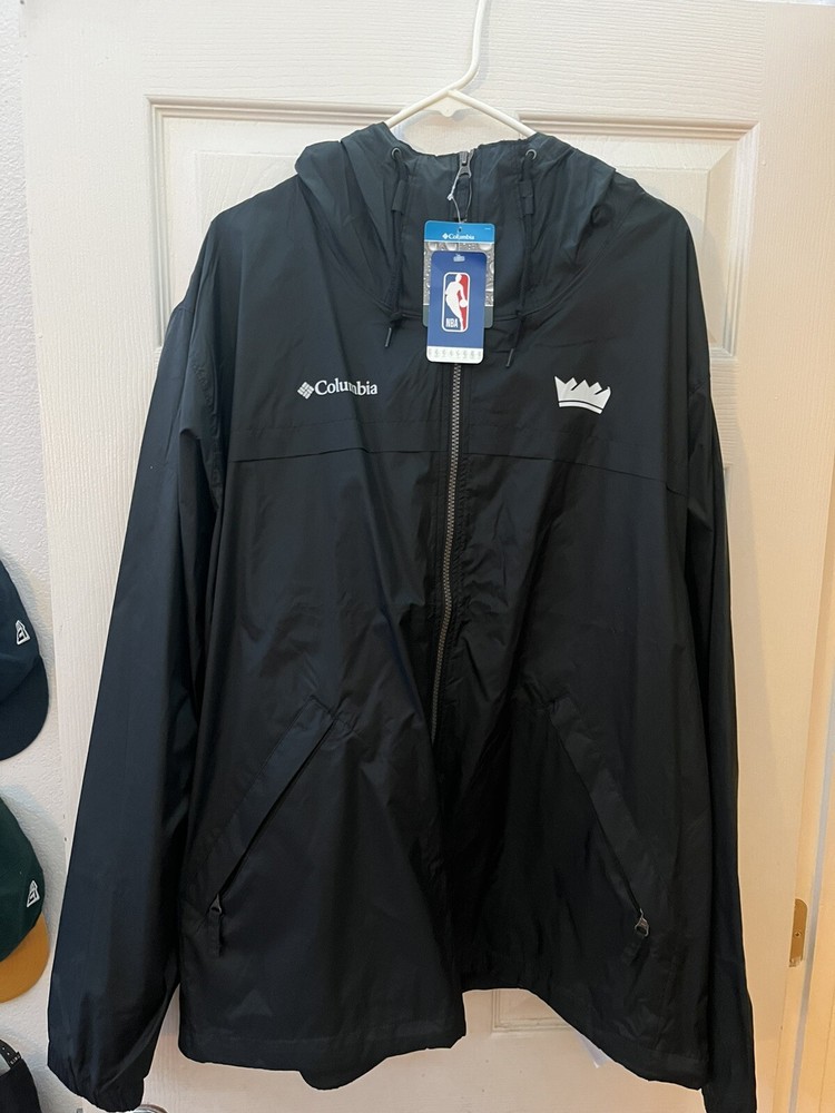 Men's Columbia Black Sacramento Kings Oroville Creek Lined Full-Zip Jacket 2x