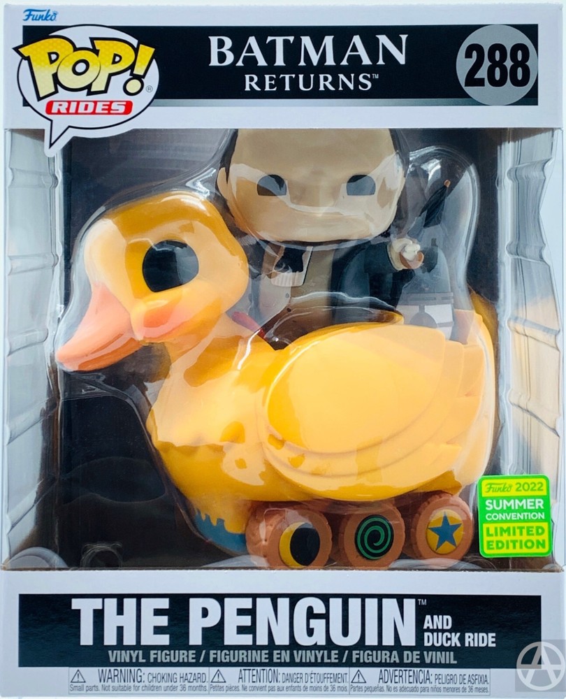 Funko POP Batman Returns THE PENGUIN DUCK RIDE #288 Summer Convention Exclusive