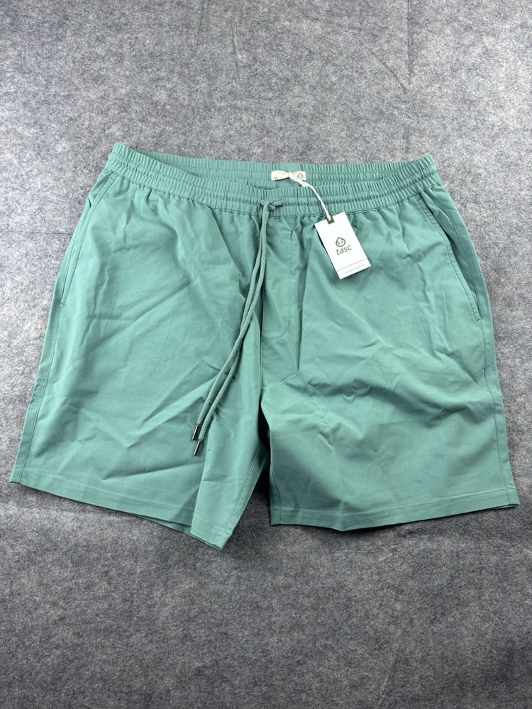 Tasc Performance Men's XL Athletic Weekender Short 2.0 Seafoam  Green 6