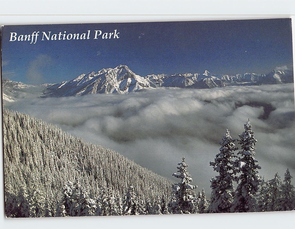 Postcard Canadian Rockies Banff National Park Alberta Canada