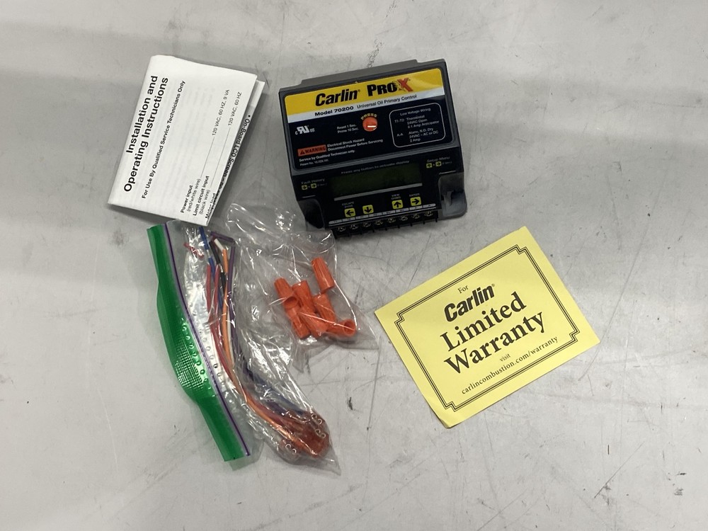 Carlin 70200S Universal Oil Burner Primary Control with LCD Display
