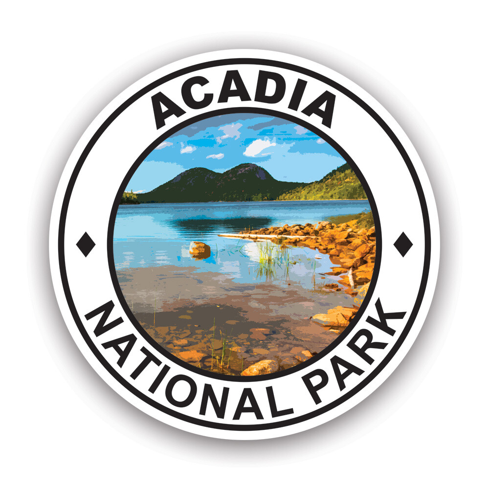 Acadia National Park Sticker Decal - Weatherproof - cadillac moutain wilderness-image