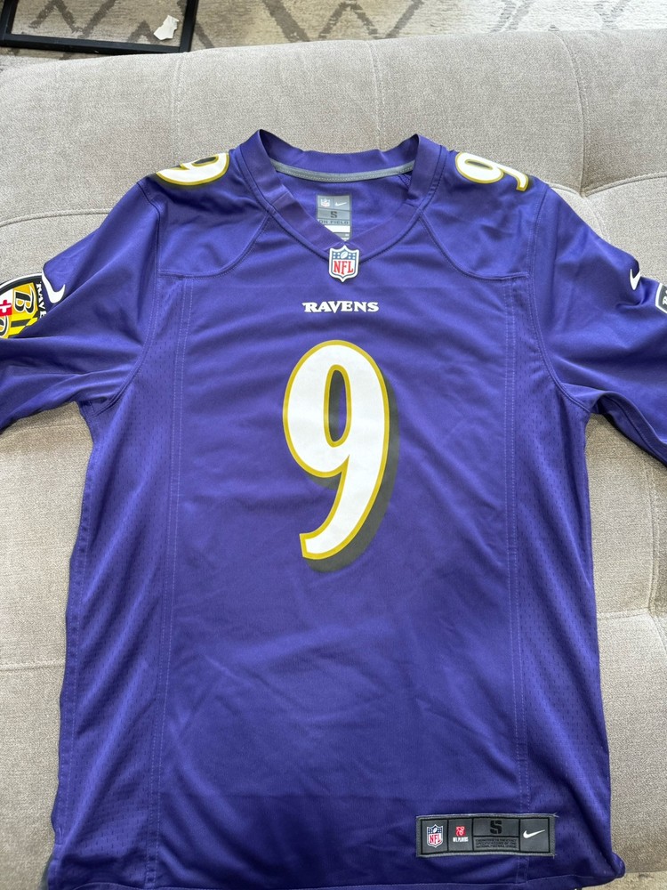 Nike NFL Baltimore Ravens Justin Tucker On Field Jersey Men's Size Small Purple