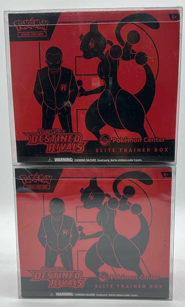 Lot of (2) Pokemon Center Destined Rivals PC Elite Trainer Boxes SEALED PC ETBPROBSTEIN123 is actively accepting CONSIGNMENTS !!