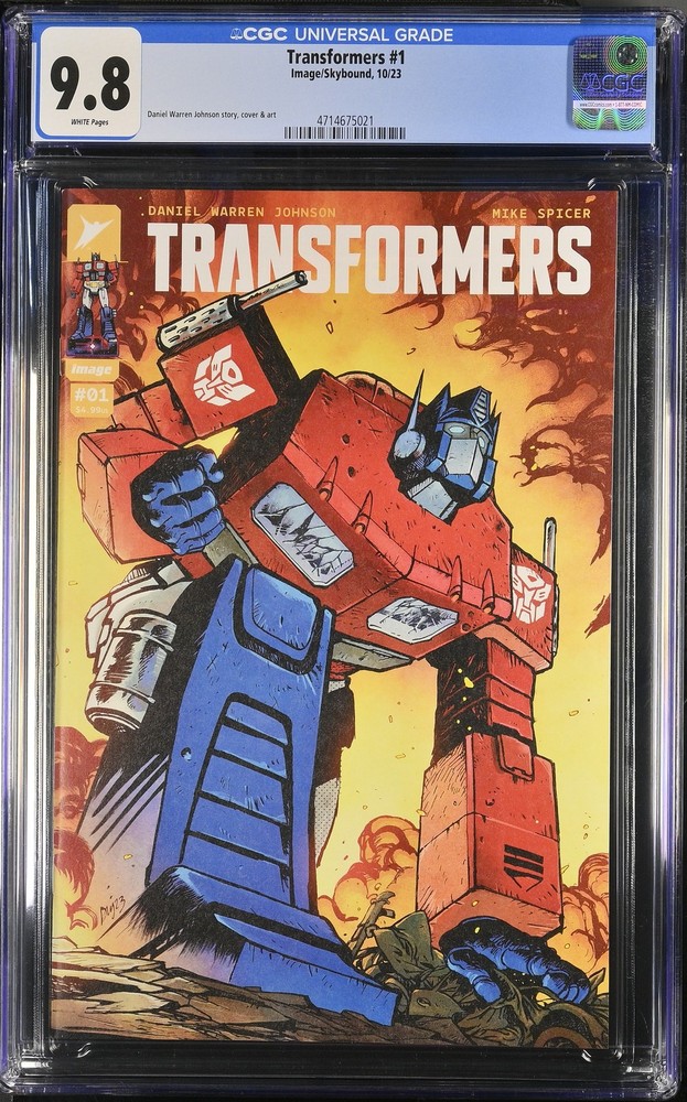 Transformers 1 CGC 9.8 First Print