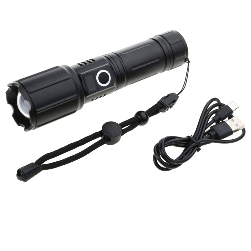 Portable High-power Flashlight Emergency Power for Defense /Lighting