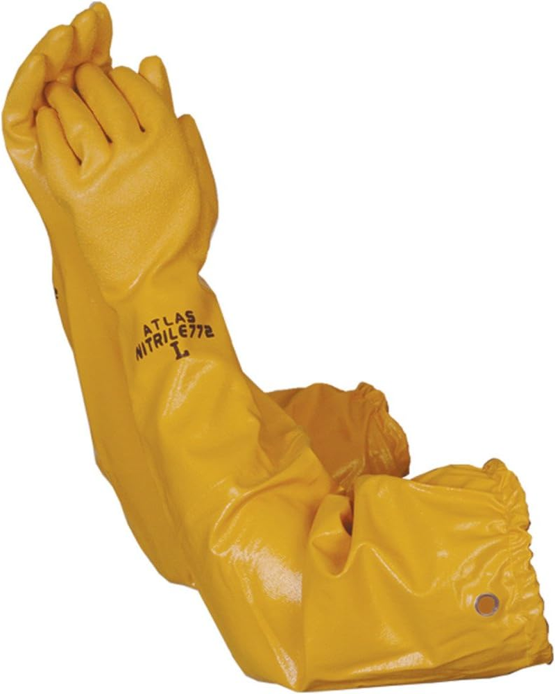 WG772XL 26-Inch Long Sleeve Nitrile Coated Cotton Lined Work Gloves