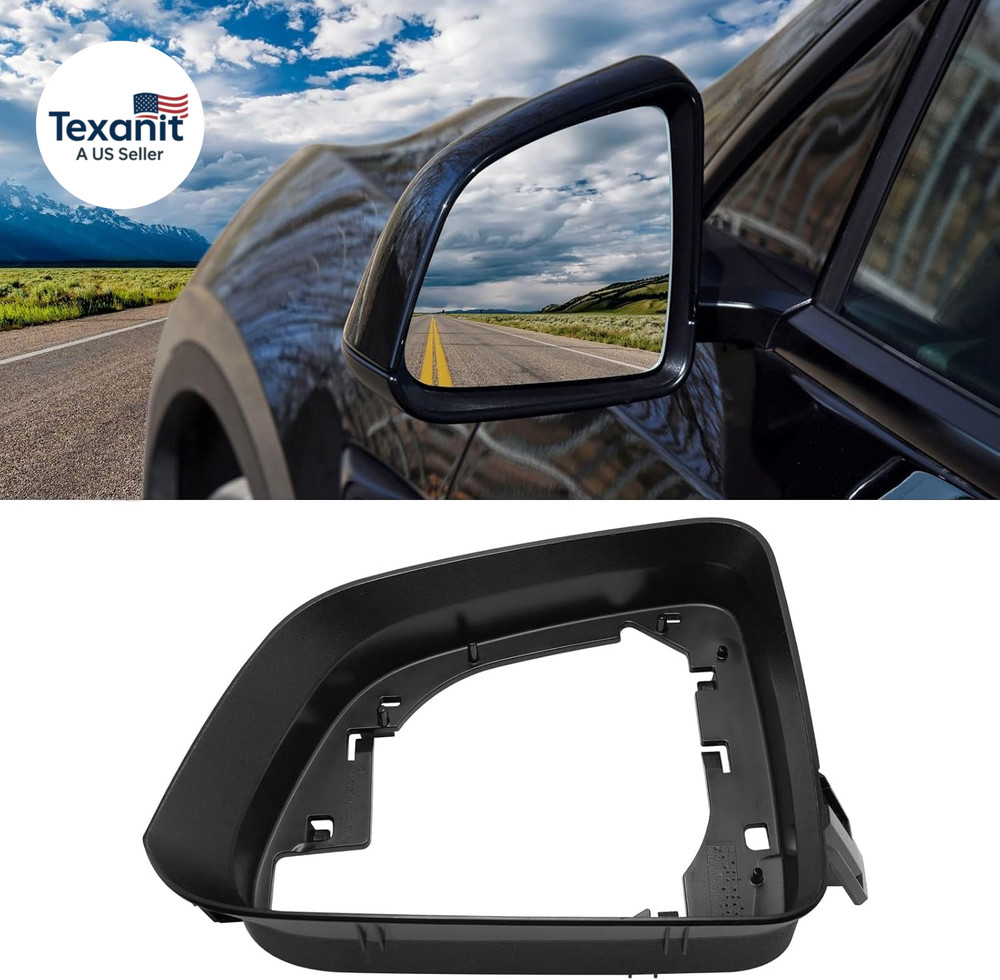 Compatible with Tesla Model Y Side Mirror Cover Housing 2018-2025, Left Driver S