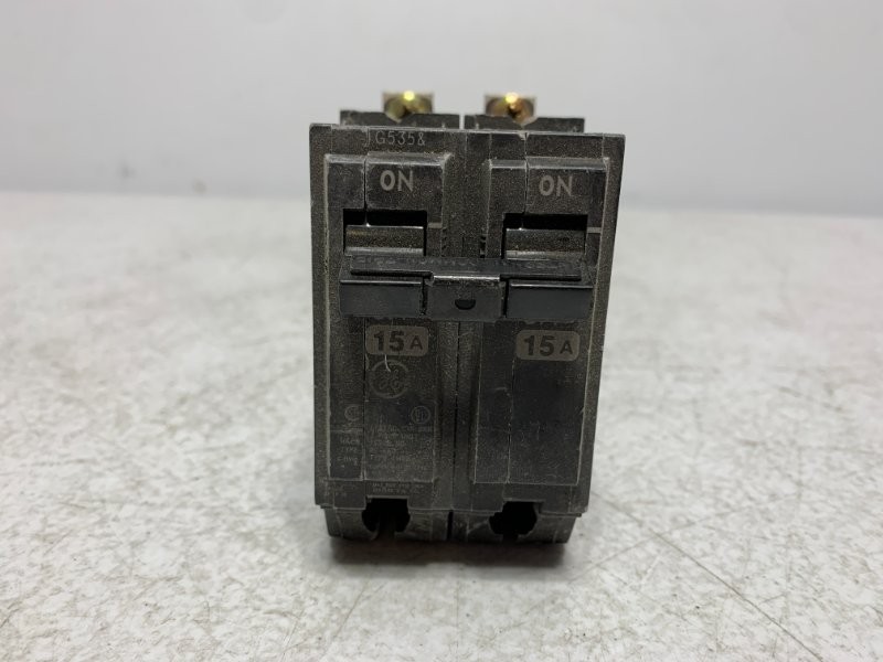 GE THQB2115 Circuit Breaker 15A 120/240V 2-Pole