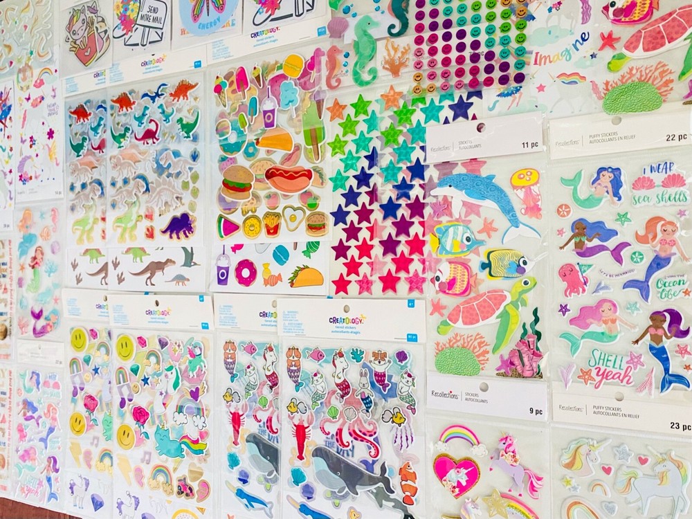 Huge Lot Stickers Kit Set Planner Craft Scrapbook Supplies Themes | 859+ Pcs.