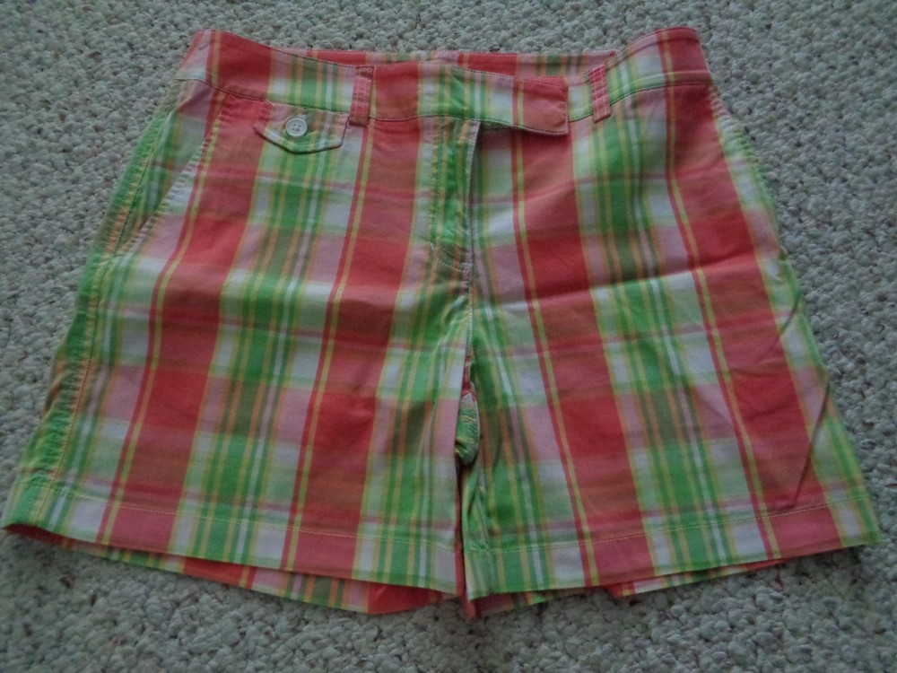 Women's JONES NEW YORK SPORT petite plaid shorts, 10p  10