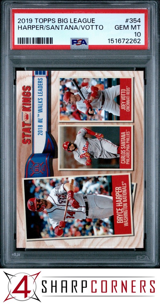 2019 Topps Big League #354 Bryce Harper-Joey Votto Pop 3 Psa 10Fulfilled by 4SC: eBay’s top consignment choice