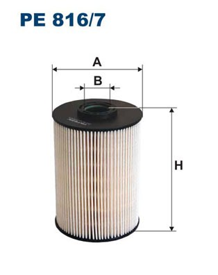 PE 816/7 FILTRON fuel filter for Citroen, Peugeot