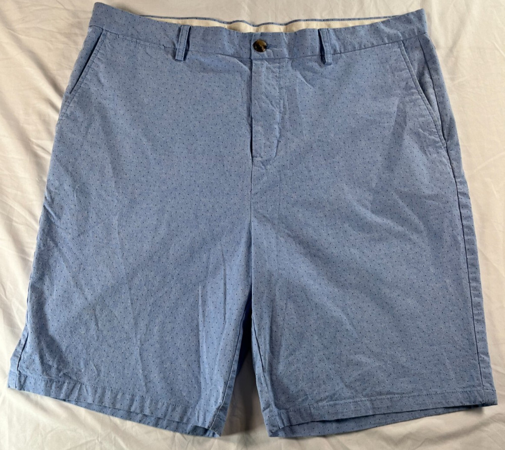 Old Navy Shorts Mens Size 40 Blue Dots Ultimate Slim Built In Flex