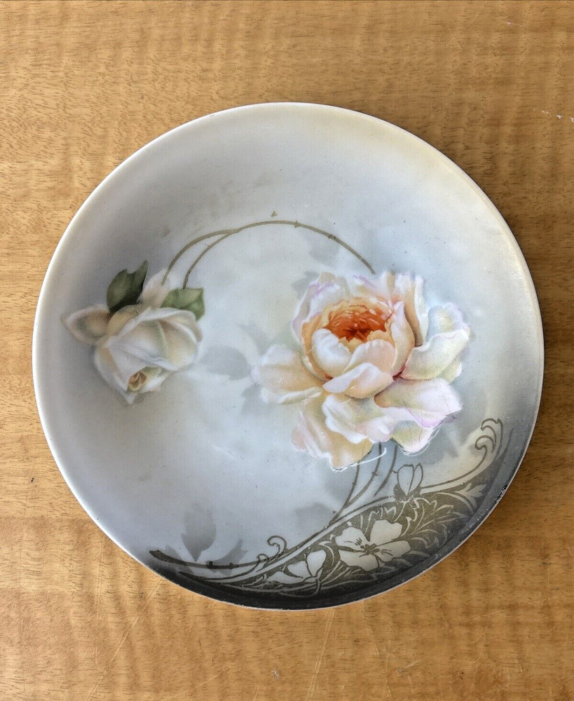 Ceramic Floral Bowl by RS Germany Tillowitz - Reinhold Schlegelmilch