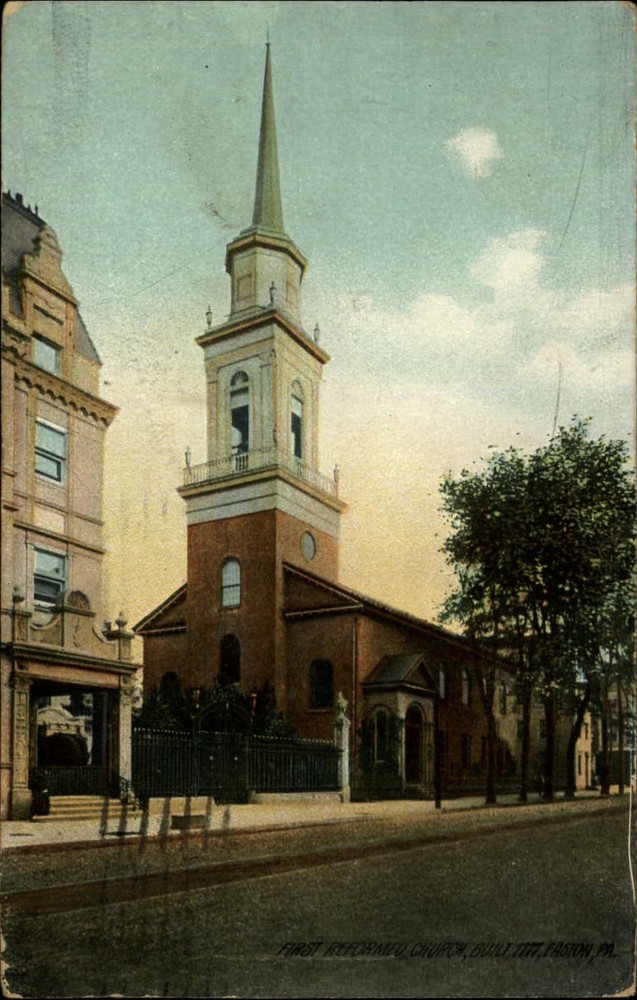 First Presbyterian Church Philadelphia Pennsylvania vintage postcard z909