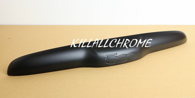 For Fiat 500 Abarth New Matt Black Boot Tailgate Handle Cover 500 595 695 UK