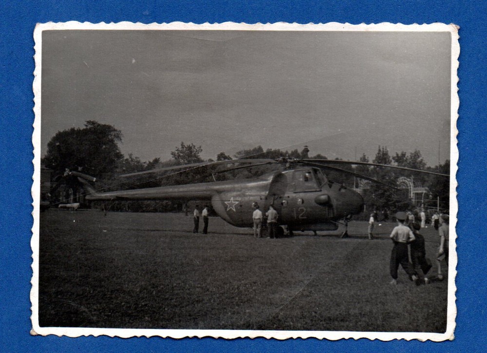 RUSSIA RUSSLAND military Helicopter VINTAGE PHOTO 37