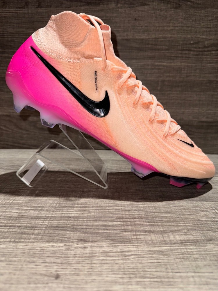 Men’s 12.5 Nike Phantom Luna II Elite FG Soccer Pink Prism FJ2572-800 with Bag