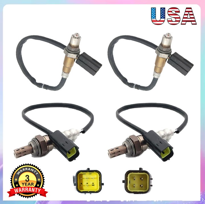 4pcs Up+Downstream Oxygen Sensor For INFINITI 2014 QX80 2011-2013 QX56 5.6L V8