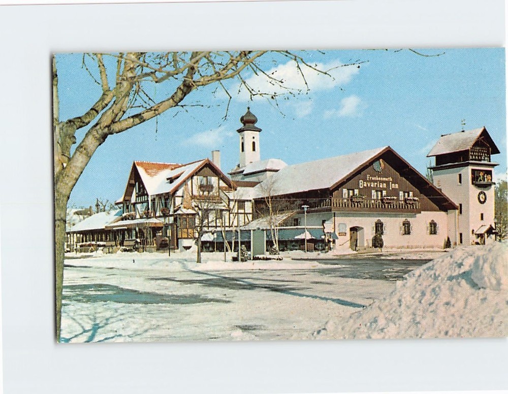 Postcard Frankenmuth Bavarian inn Frankenmuth Michigan USA