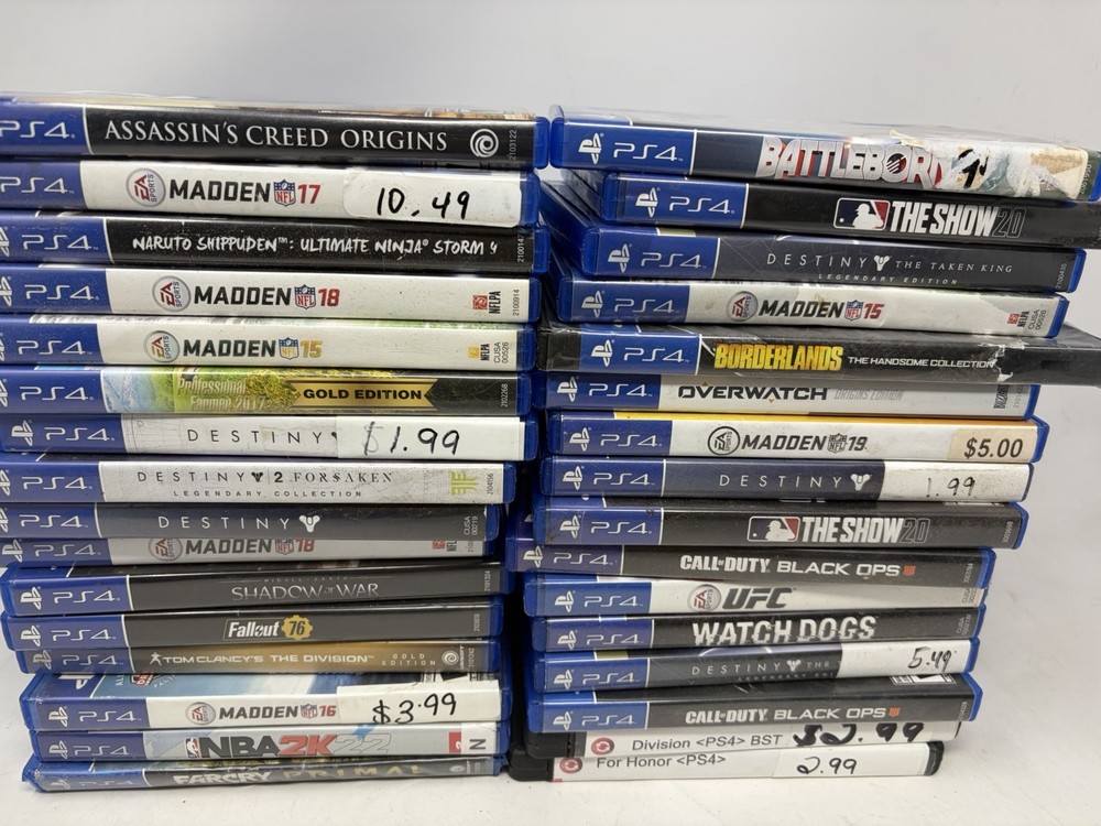 Lot of 32 Playstation 4 PS4 Games Assorted