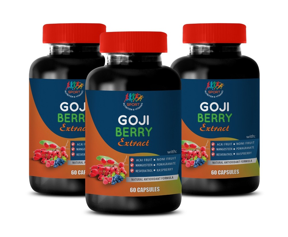 natural antioxidants - GOJI BERRY EXTRACT 300mg - antioxidant - fat burning 3B