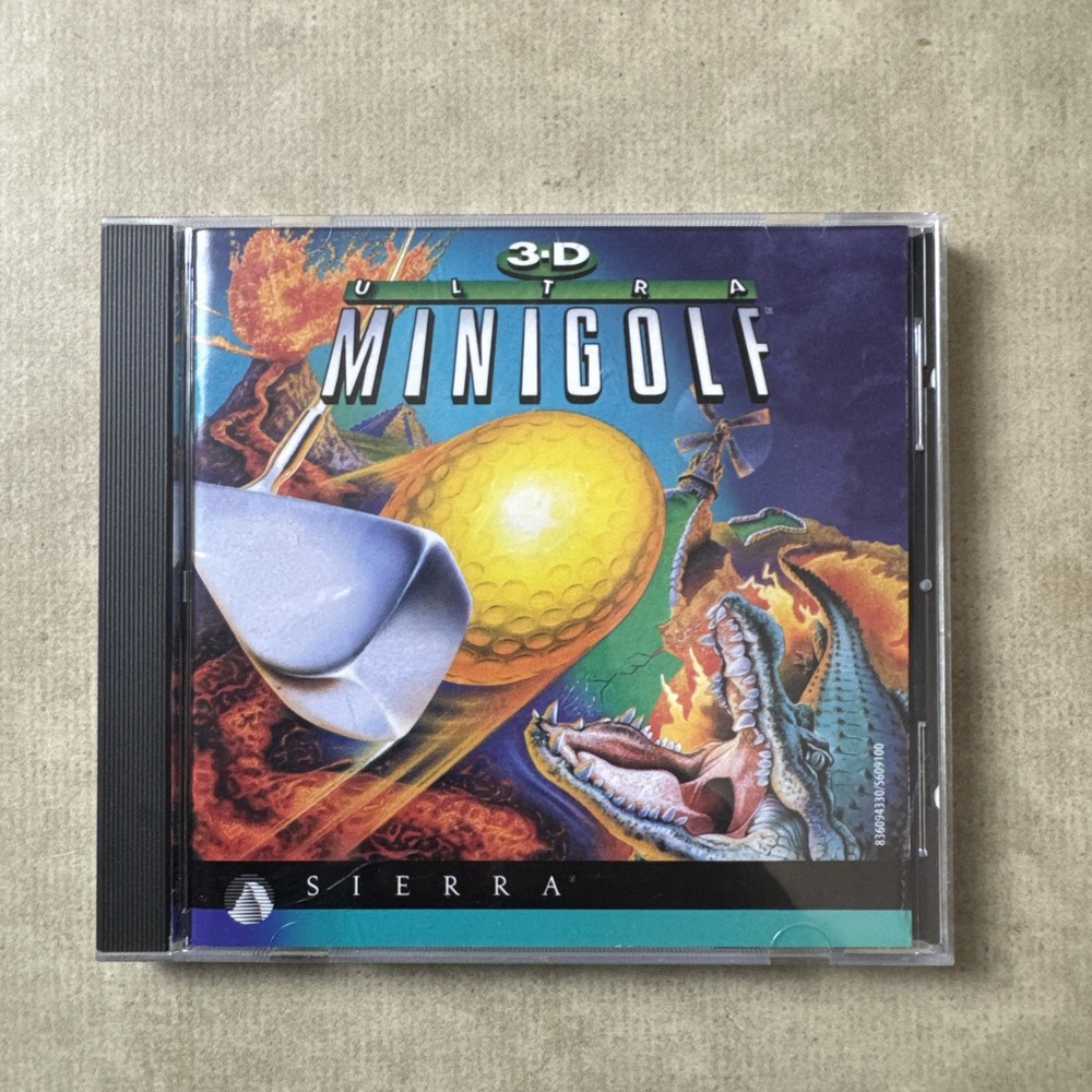 3D Ultra Minigolf Sierra PC Game CD-Rom Software