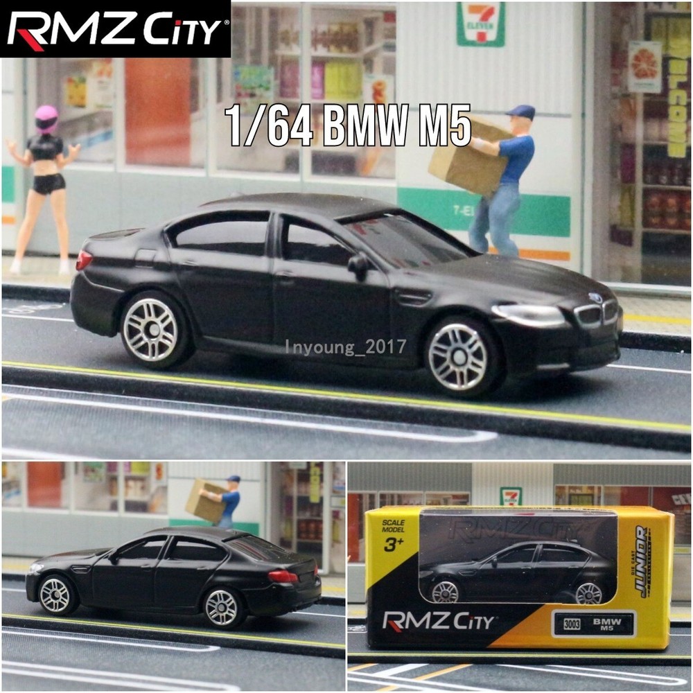 1/64 BMW M5 Model Car Sedan Diecast Toy Cars Boys Toys Kids Men Collection Black