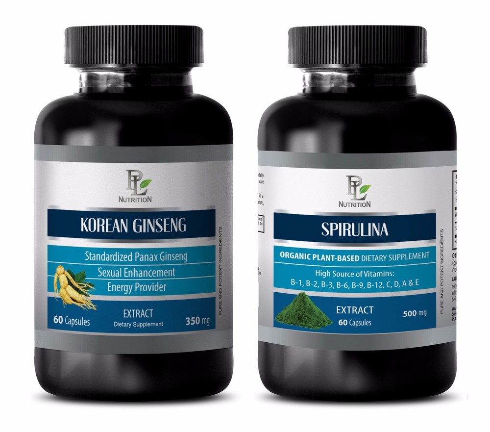 Weight loss natural supplements - KOREAN GINSENG – SPIRULINA COMBO - spirulina