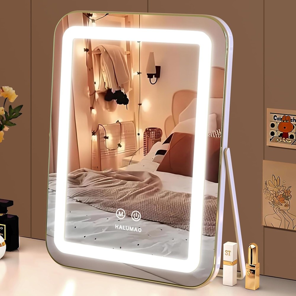 Halumao Vanity Mirror with Lights 14.5
