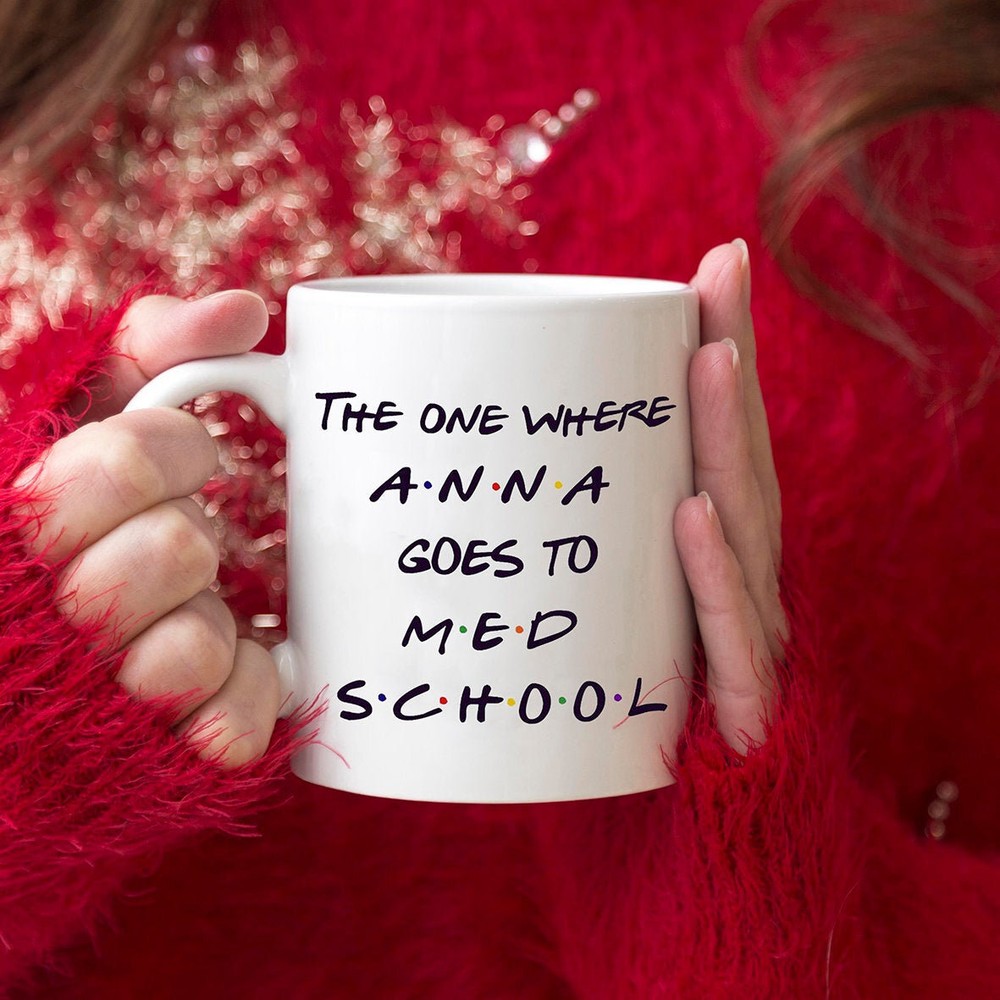 Tazas personalizadas de escuela de medicina regalos de escuela de medicina tazas de escuela de medicina medianas