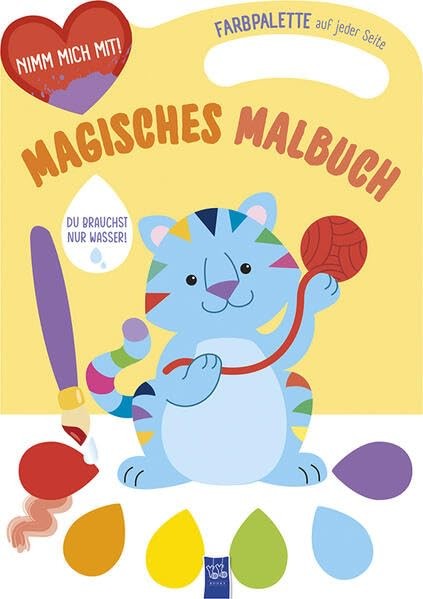 Magisches Malbuch - Cover gelb (Katze): Die Katze (Paperback) (UK IMPORT)All Tariffs and Duties included - no additional charges