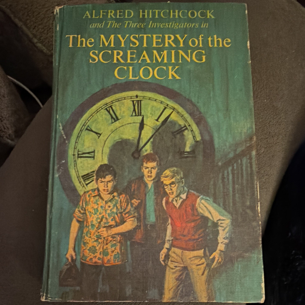 Alfred Hitchcock & The Three Investigators Screaming Clock HC Illus 1968