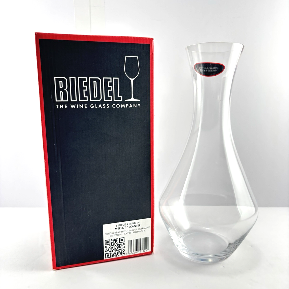 Riedel Merlot Decanter Crystal Lead Free Made In Germany New Open Box