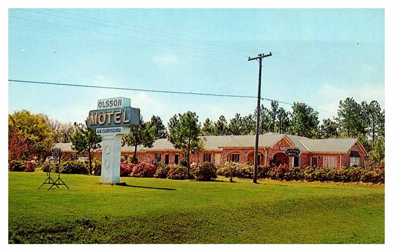 Postcard MOTEL SCENE Mobile Alabama AL m/09 AU4534