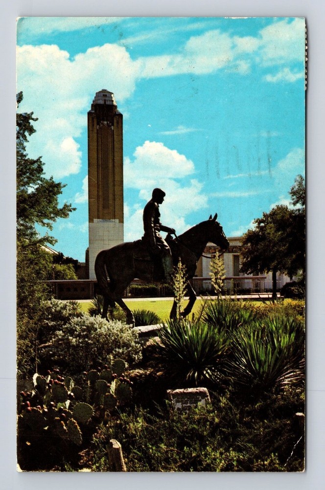 Fort Worth TX- Texas, Great Will Rogers Coliseum Tower, Vintage c1967 Postcard