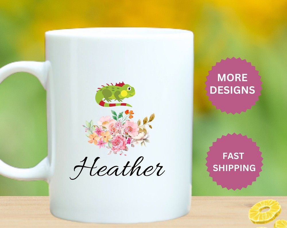 Custom Iguana Lover Coffee Mug - Personalized Reptile Gift