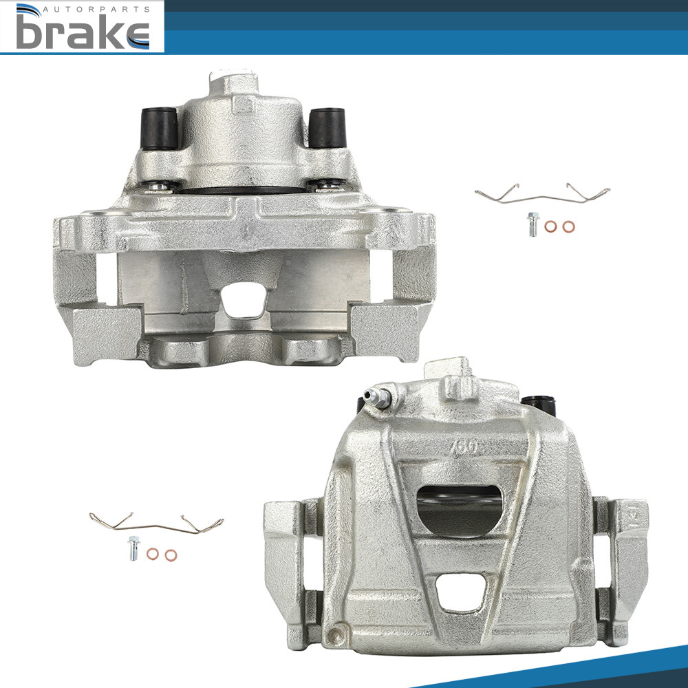 2Pcs Front Brake Calipers with Brackets for 2015-2018 Audi Q3 Quattro