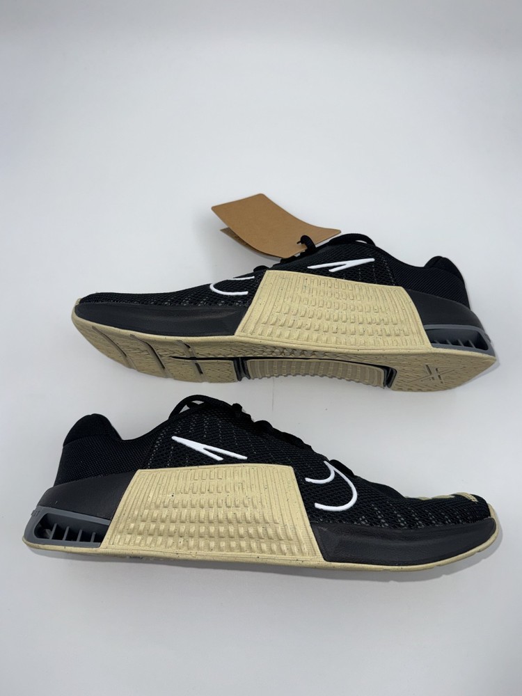 Nike Metcon 9 TB Black/White-Vegas Gold Training Shoes Size 9 FD5431-001
