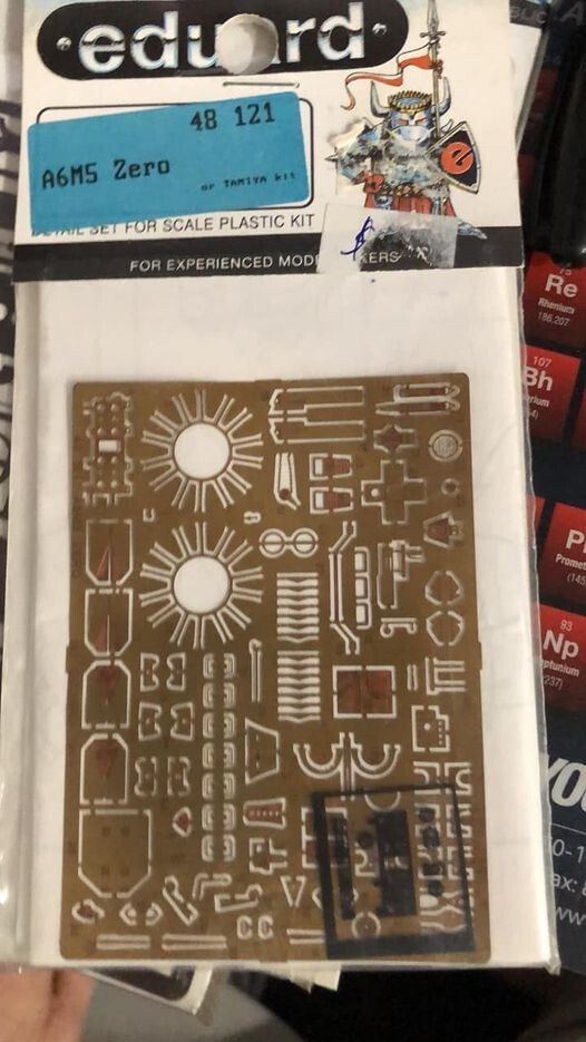 49121 1:48 Eduard WWII A6M5 Zero FIGHTER photo etched Detail Set  Tamiya kit)