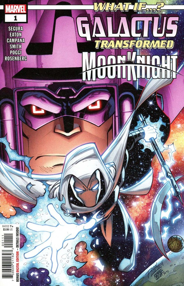 Galactus Transforms Moon Knight #1 VF/NM Marvel Comic Ron Lim Art