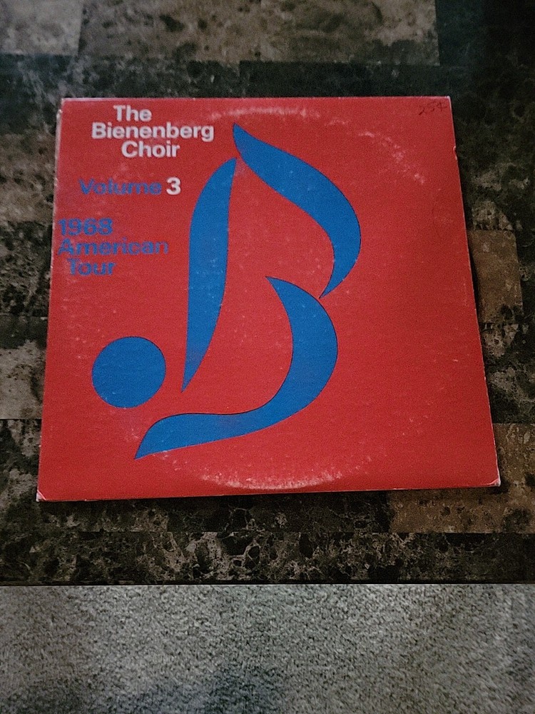 The Bienenberg Choir: 1968 American Tour. Volume 3. 33rpm Lp