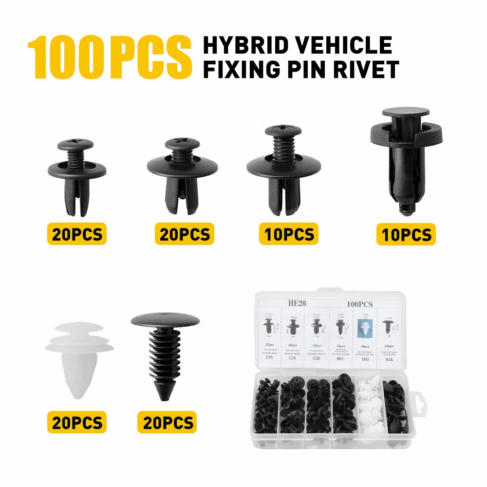 For Honda Acura Clips Bumper Fender Hood Moulding Side Garnish Grille Retainer