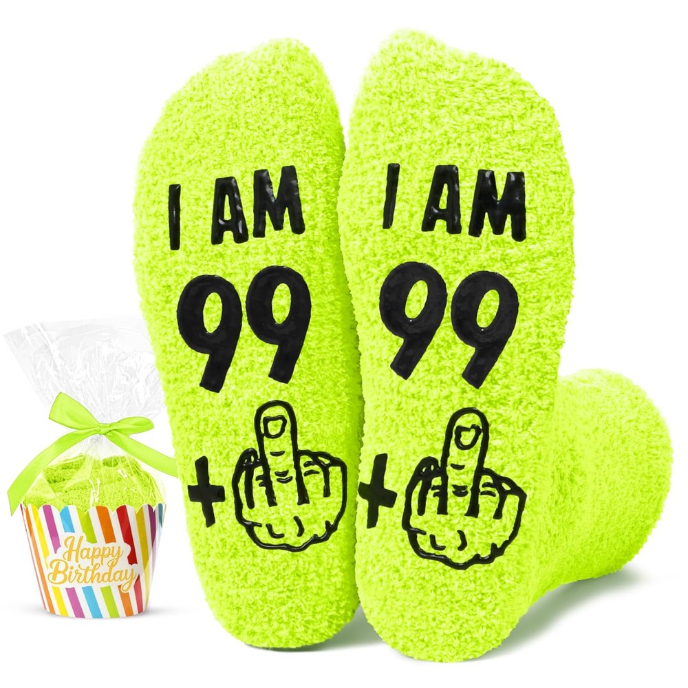 100th Birthday Gifts for Women Socks for 100 Year Old Lady Novelty Present Idea