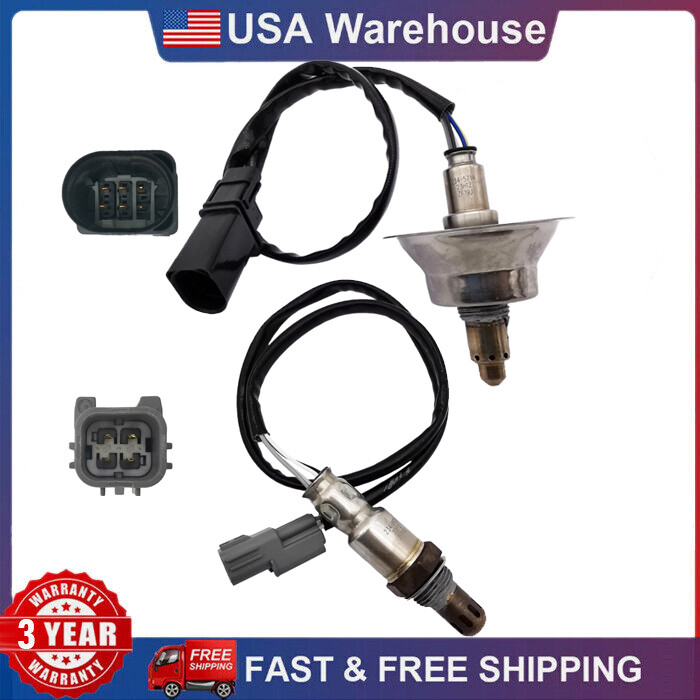 2Pcs Oxygen Sensor Up+Down For Hyundai Sonata 2.4L 2015 2016 2017 2018 2019